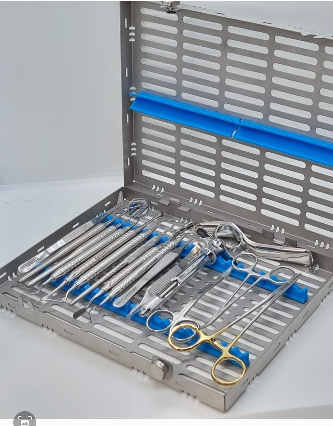 Sterilized dental surgical kits for oral surgery and implantology